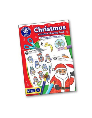 Orchard Toys Christmas Eve box - ΝΕΟ Χριστουγεννιάτικο κουτί με επιτραπέζιο, παζλ και βιβλιαράκι για ζωγραφιές Ηλικίες 3+ ετών