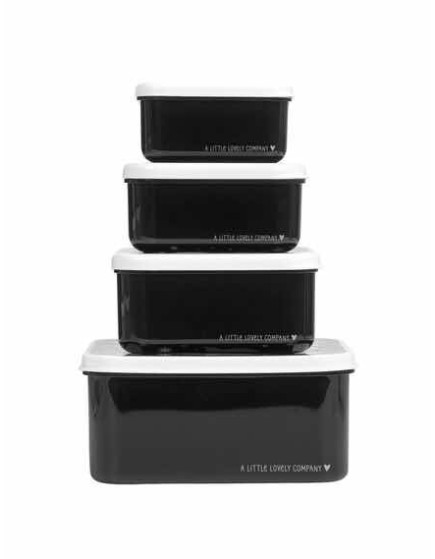 A little lovely company: Σετ 4 δοχεία φαγητού Lunch & Snack Box - Galaxy