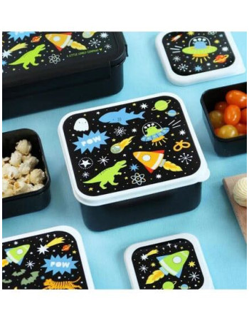 A Little Lovely Company Plastic Kids' Lunch Set 