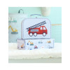 A Little Lovely Company Decorative Suitcase - Vehicles