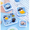 A Little Lovely Company Plastic Kids Lunch Set Multicolour