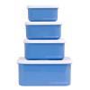 A Little Lovely Company Plastic Kids Lunch Set Multicolour