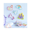 A Little Lovely Company Bath Toy Foam Pieces Water Stickers - unicorn
