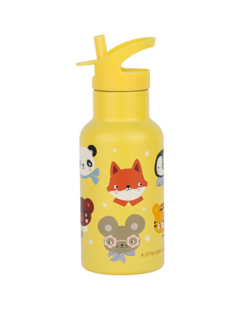 A Little Lovely Company Double Wall Stainless Steel Bottle 350ml 