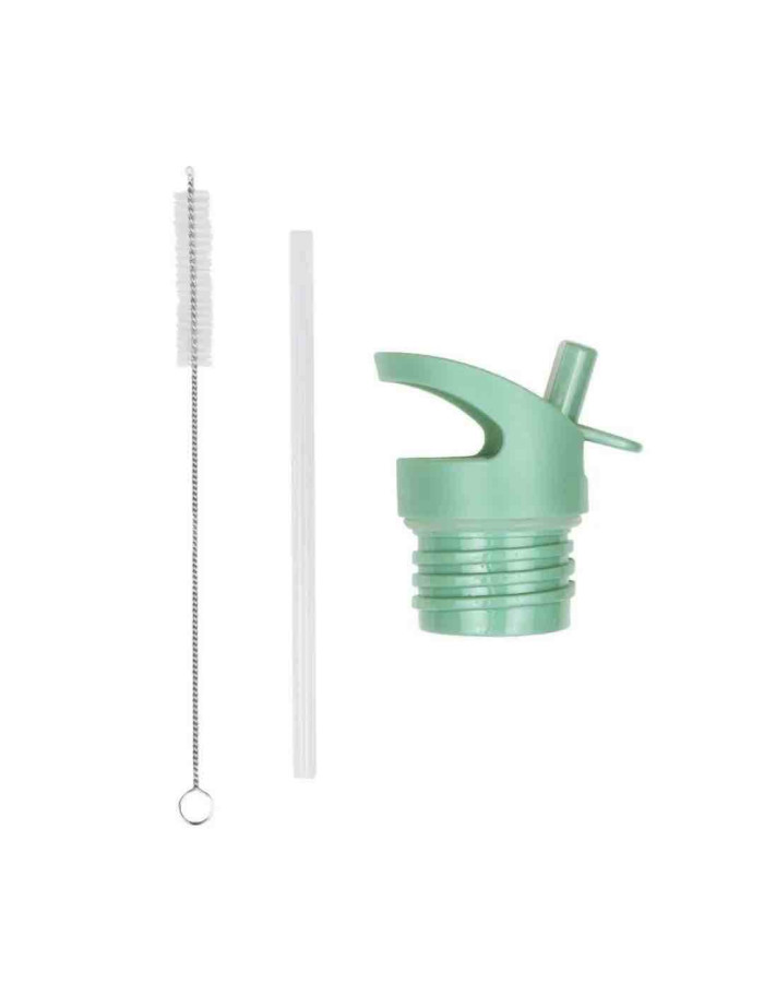A Little Lovely Company Lid Straw Brush Set Forest Friends