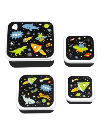 A Little Lovely Company Plastic Kids' Lunch Set 