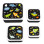 A little lovely company: Σετ 4 δοχεία φαγητού Lunch & Snack Box - Galaxy