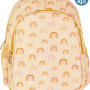 A Little Lovely Company Rainbows School Bag Backpack Kindergarten in Gold color L27 x W19 x H32cm 13lt