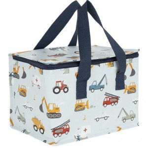 A Little Lovely Company School Insulated Hand Lunch Bag -Vehicles