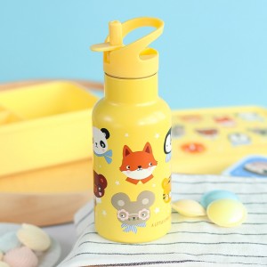 A Little Lovely Company: Μπουκάλι με διπλό τοίχωμα από ανοξείδωτο ατσάλι 350ml - Animal friends