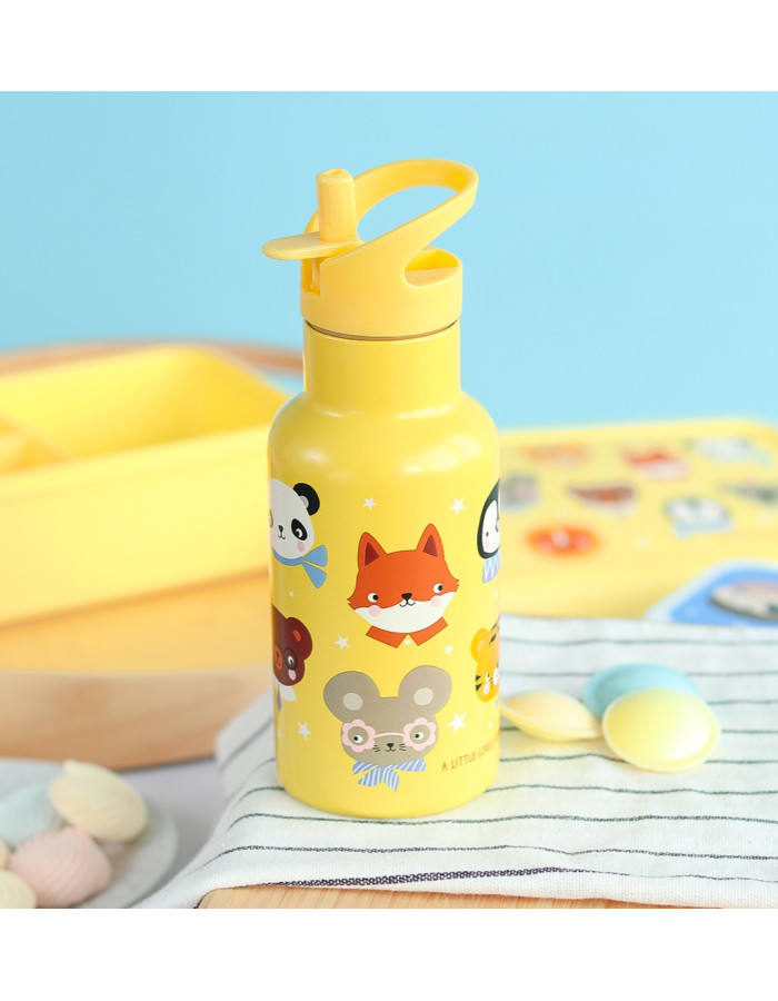 A Little Lovely Company Double Wall Stainless Steel Bottle 350ml