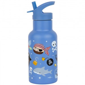 A Little Lovely Company Double Wall Stainless Steel Bottle 350ml Pirates
