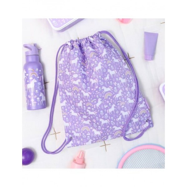A Little Lovely Company Kids Bag Pouch Bag Purple