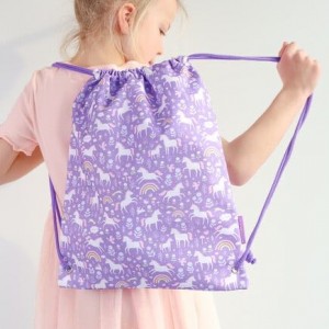 A Little Lovely Company Kids Bag Pouch Bag Purple