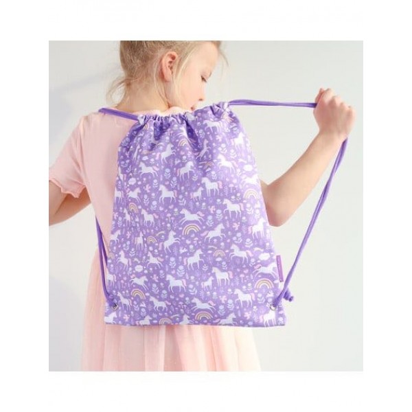 A Little Lovely Company Kids Bag Pouch Bag Purple