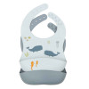 Silicone bibs set of 2: Ocean