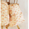 A Little Lovely Company Rainbows School Bag Backpack Kindergarten Yellow