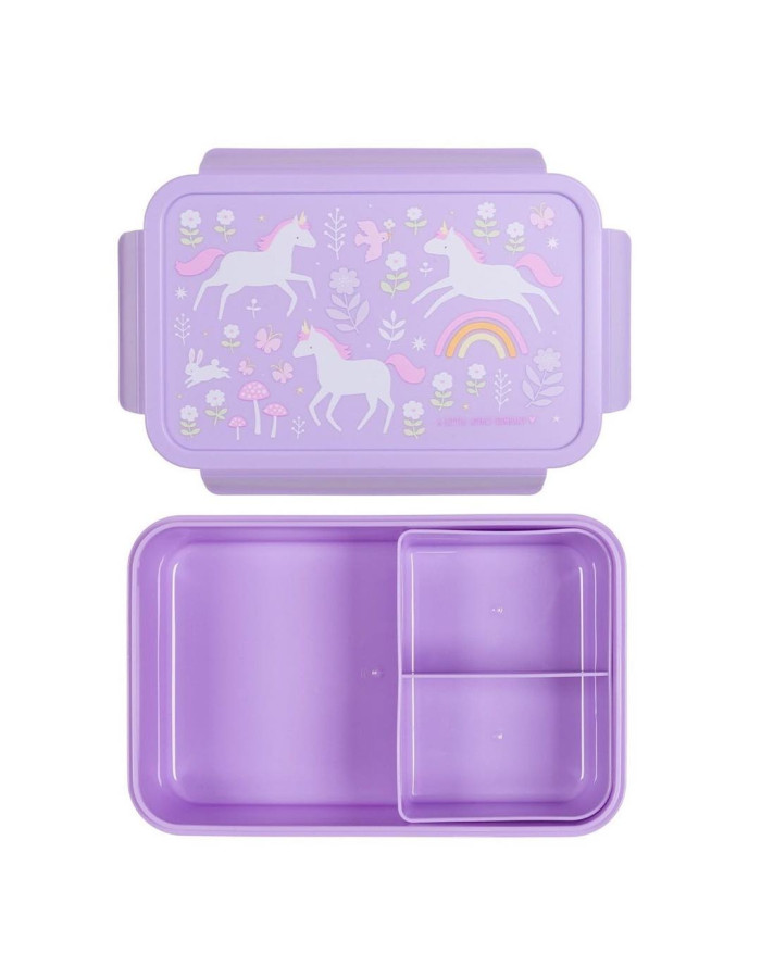 A Little Lovely Company Plastic Kids Food Container Unicorns A Little Lovely Company Plastic Kids Food Container Unicorns