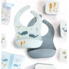 Silicone bibs set of 2: Ocean