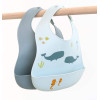 Silicone bibs set of 2: Ocean