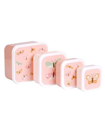 Lunch & snack box set: Butterflies
