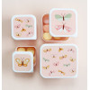 Lunch & snack box set: Butterflies