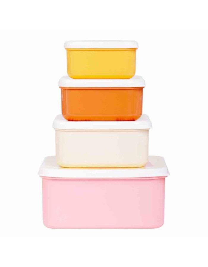 Lunch & snack box set: Rainbows