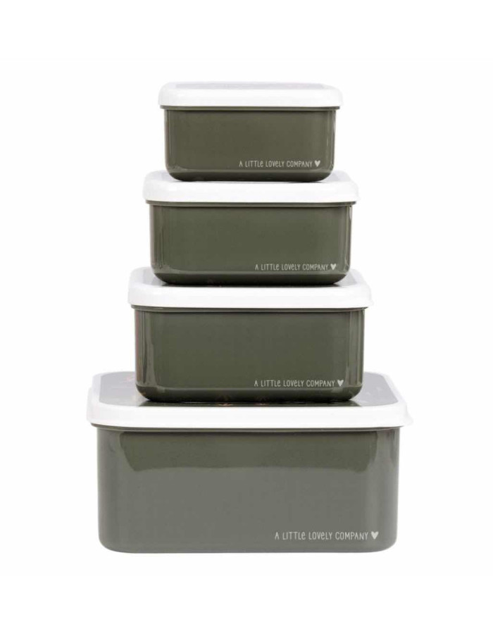 Σετ 4 δοχεία φαγητού Lunch & Snack Box Ζούγλα Σετ 4 δοχεία φαγητού Lunch & Snack Box Ζούγλα