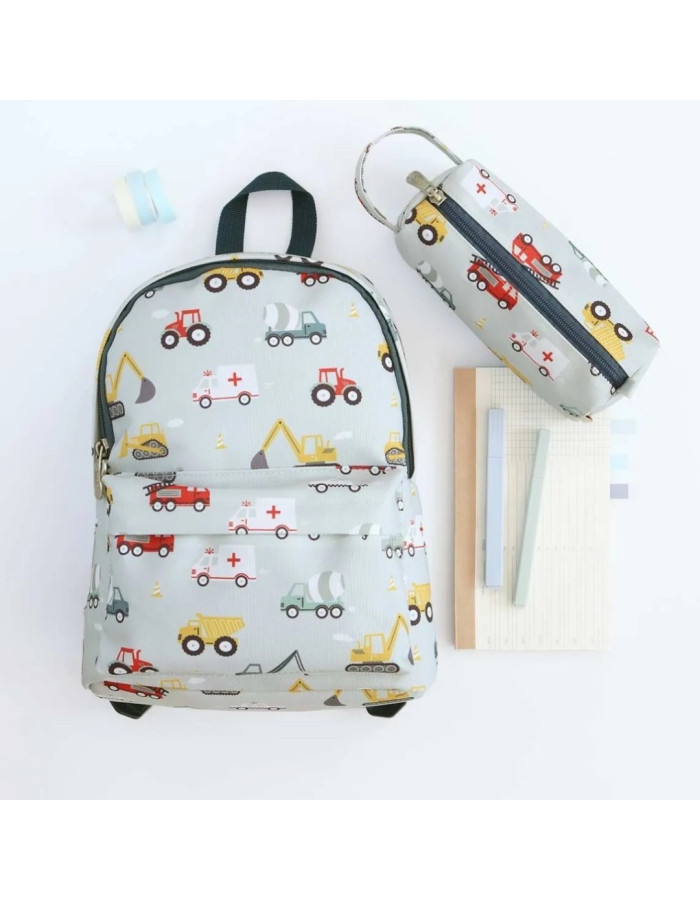 A little lovely company:  Little backpack: Vehicles 23.5 x 30 x 10 εκ