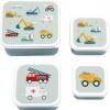 4 Lunch box set Vehicles