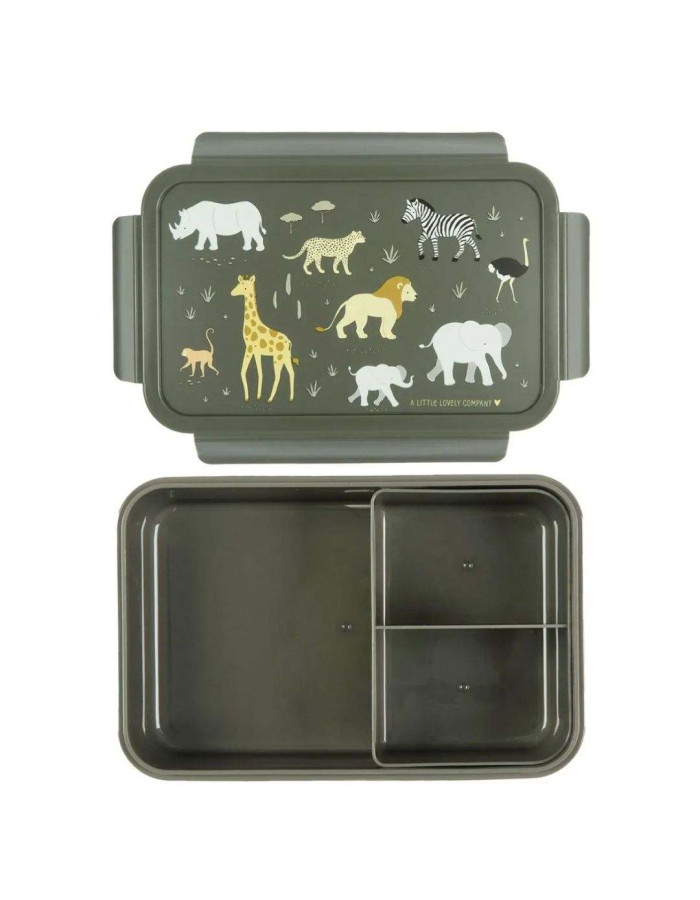 A little lovely company Δοχείο φαγητού Bento Lunch box: Savanna