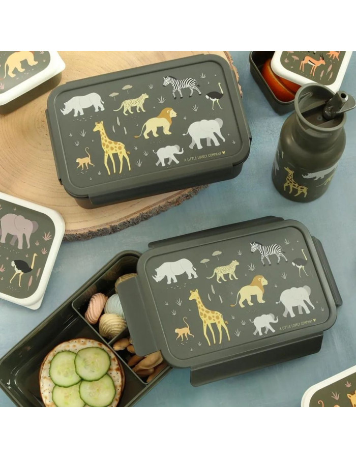 A little lovely company Δοχείο φαγητού Bento Lunch box: Savanna