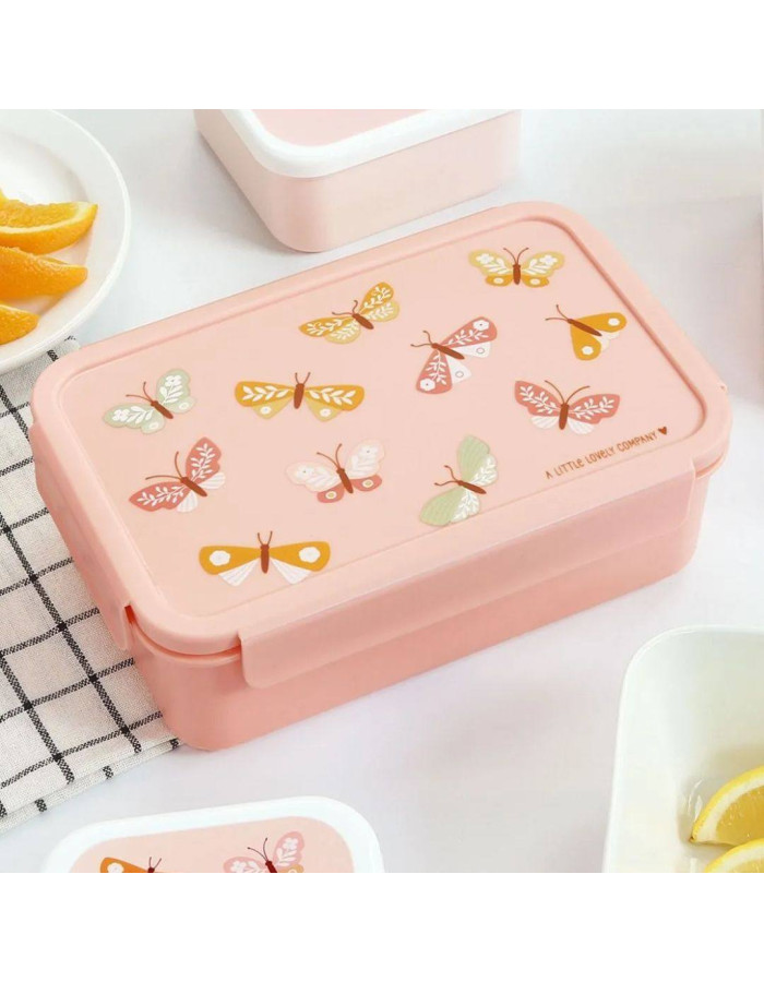 A little lovely company: Δοχείο φαγητού Bento Lunch box: Butterflies