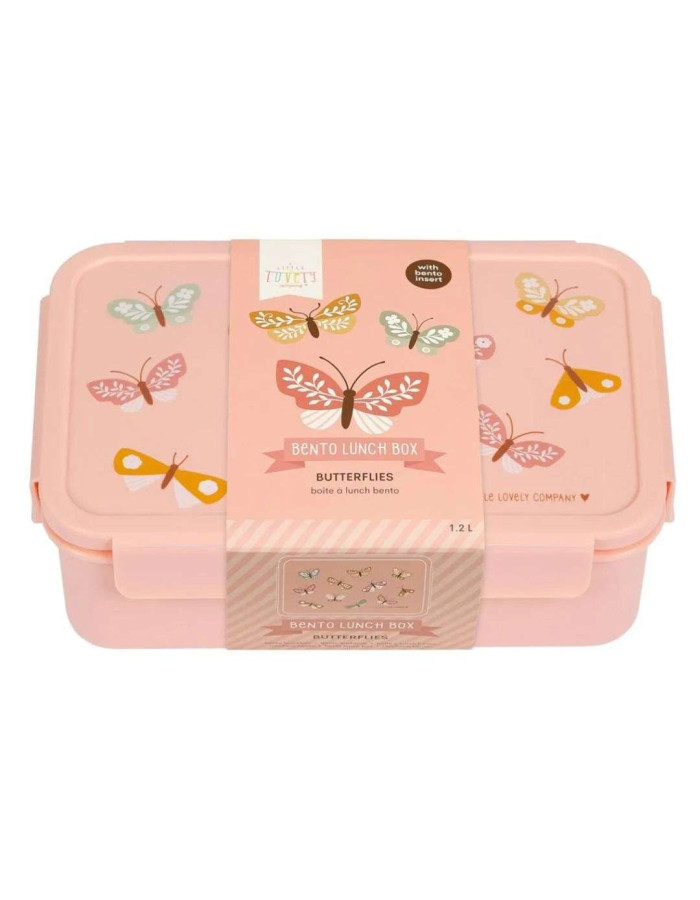 A little lovely company: Δοχείο φαγητού Bento Lunch box: Butterflies