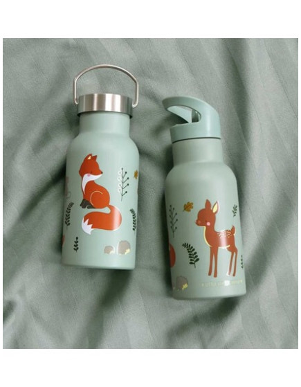 A Little Lovely Company Dbssff41 Stainless Steel Drink Forest Friends Thermos Bottle