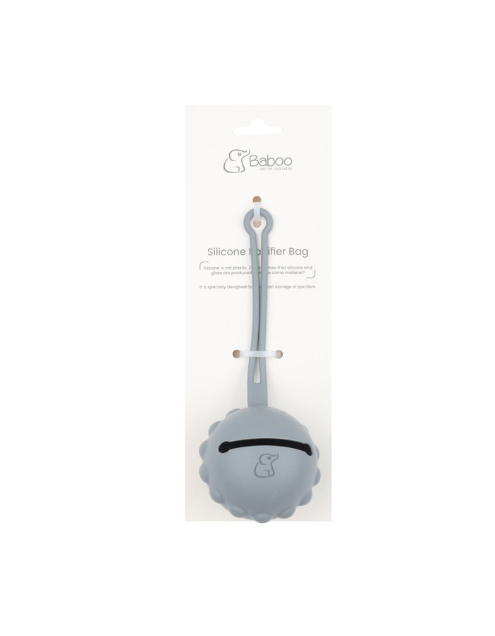 Gray Pacifier Carrying Container