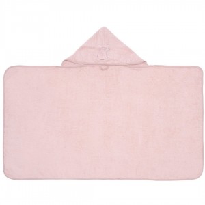 Πετσέτα για βρέφη ροζ με 100% οργανικό βαμβάκι ( 0 - 2 ετών )  120 cm