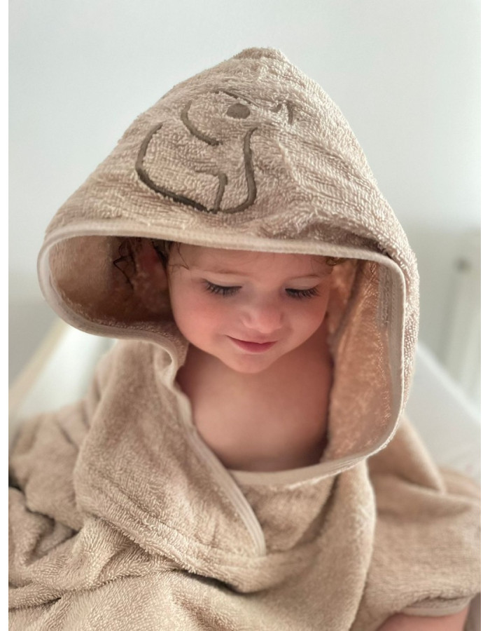 Poncho Towel-Beige