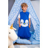 BabyBliss - BlissJump: Χειμωνιάτικος Υπνόσακος με ποδαράκια 2.5 tog Penguin Blue