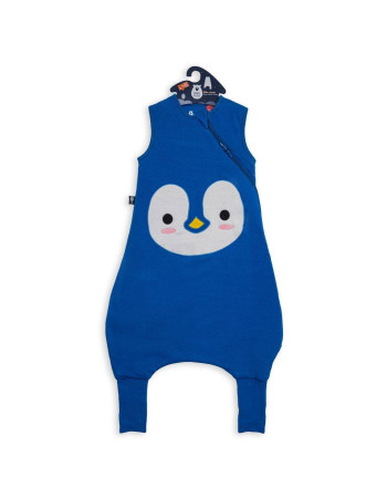 BabyBliss - BlissJump: Χειμωνιάτικος Υπνόσακος με ποδαράκια 2.5 tog "Penguin Blue" 