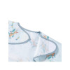 Babyono Waterproof Coverall Fabric with Hoop & Loop Fastener, Pocket & Sleeves Multicolored for 6 m+