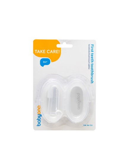 Babyono Baby Toothbrush for 0m+ Transparent
