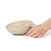 Babyono Baby Food Plate made of Silicone Beige