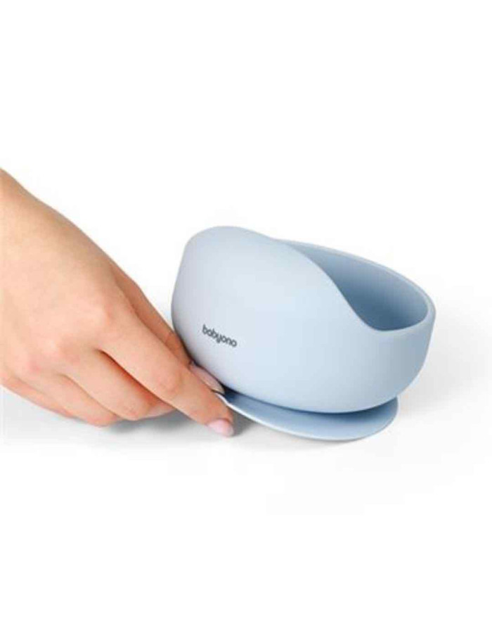 Babyono Baby Food Bowl made of Silicone Blue