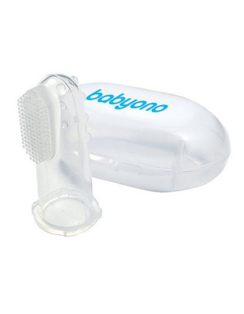 Babyono Baby Toothbrush for 0m+ Transparent