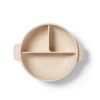 Babyono Baby Food Plate made of Silicone Beige