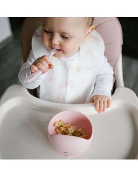 Babyono Baby Food Container Set made of Silicone Pink