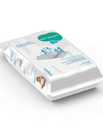 Babyono Disposable Waterproof Changing Pads White 40x60cm. 10pcs