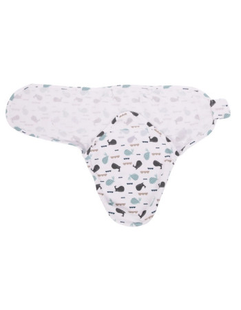Bo Jungle Blanket Cot Cotton White
