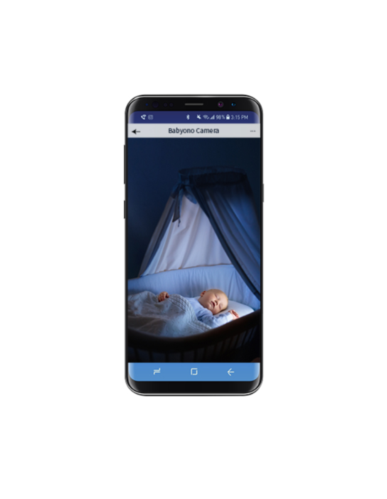 BabyOno: Rotatable camera/ Baby monitor with intercom - Full HD resolution - Night shooting & recording